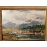 Frank Egginton (1908-1990) - watercolour - 'Derryclare Lough, Connemara', signed & inscribed