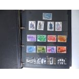 A foldercontaining unused GB QEII postage stamps - 19 pages.