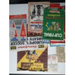 Seven Southampton football programmes from the 1960's and 70's, a 1968 Benfica v. Manchester