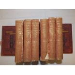 Rev. F. O. Morris BA - 'A History of British Birds', set of eight vols., col. Illus., red cloth