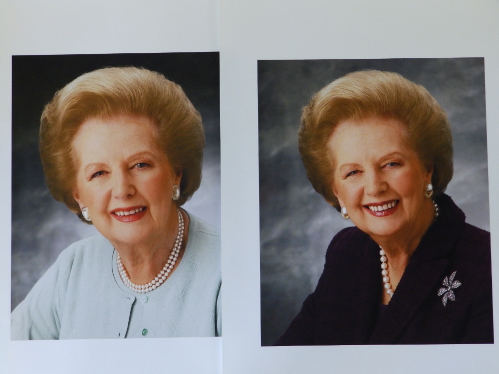 Margaret Thatcher; two Lichfield Studios portfolios containing seven Thatcher portraits, image - Image 7 of 9