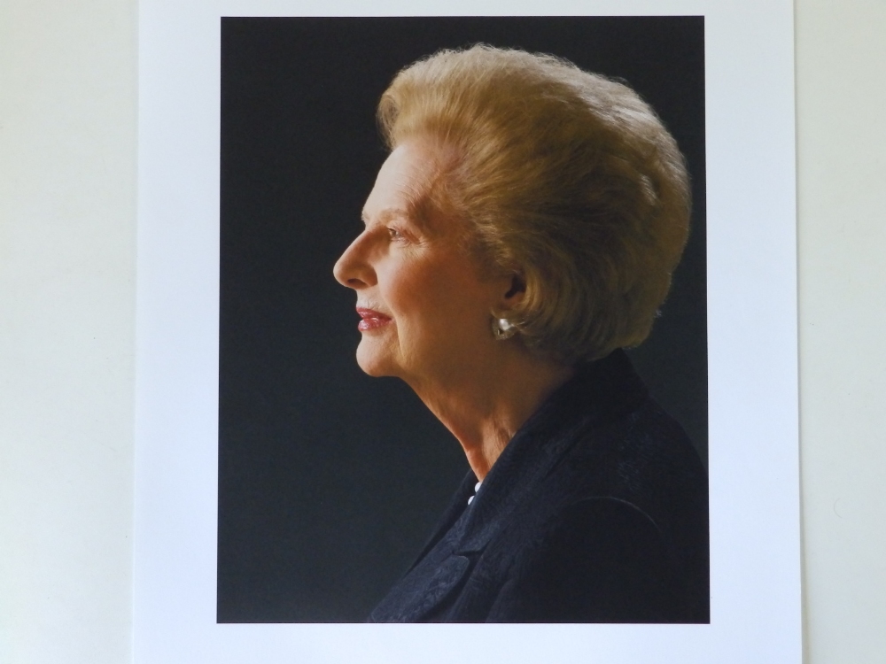 Margaret Thatcher; two Lichfield Studios portfolios containing seven Thatcher portraits, image - Image 8 of 9