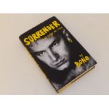 Bono - 'Surrender', signed hardback with dust jacket - signed in 2022 at the Rough Trade record shop