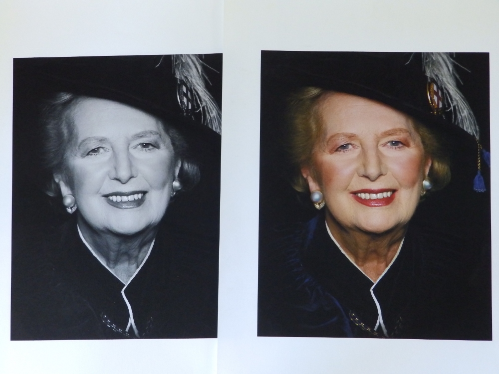 Margaret Thatcher; two Lichfield Studios portfolios containing seven Thatcher portraits, image - Image 4 of 9