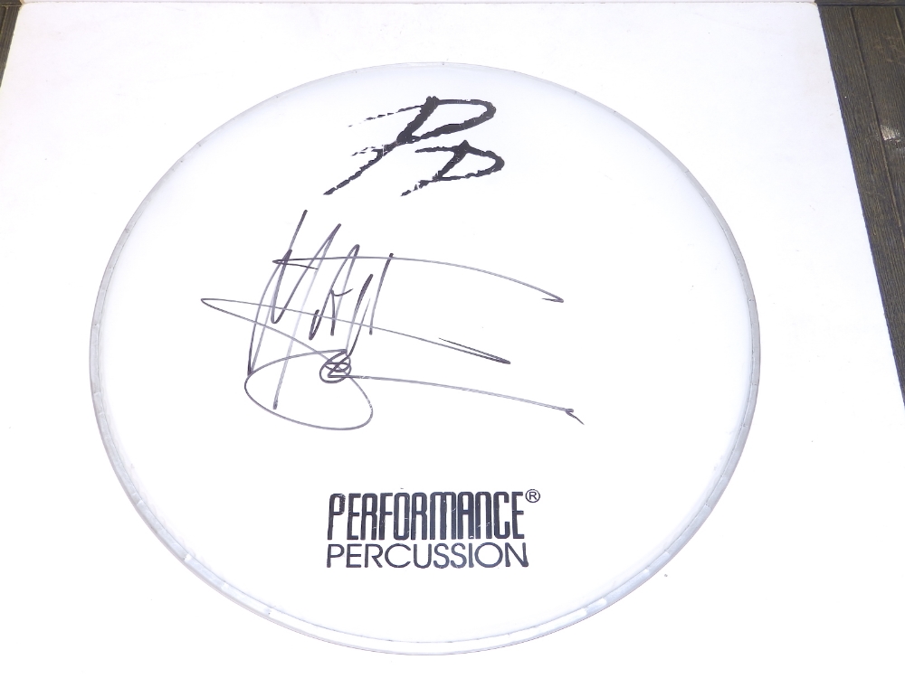 Matt Sorum (of Guns N' Roses and Velvet Revolver) - a signed 16.5" Performance Percussion drum