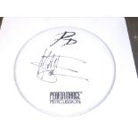 Matt Sorum (of Guns N' Roses and Velvet Revolver) - a signed 16.5" Performance Percussion drum