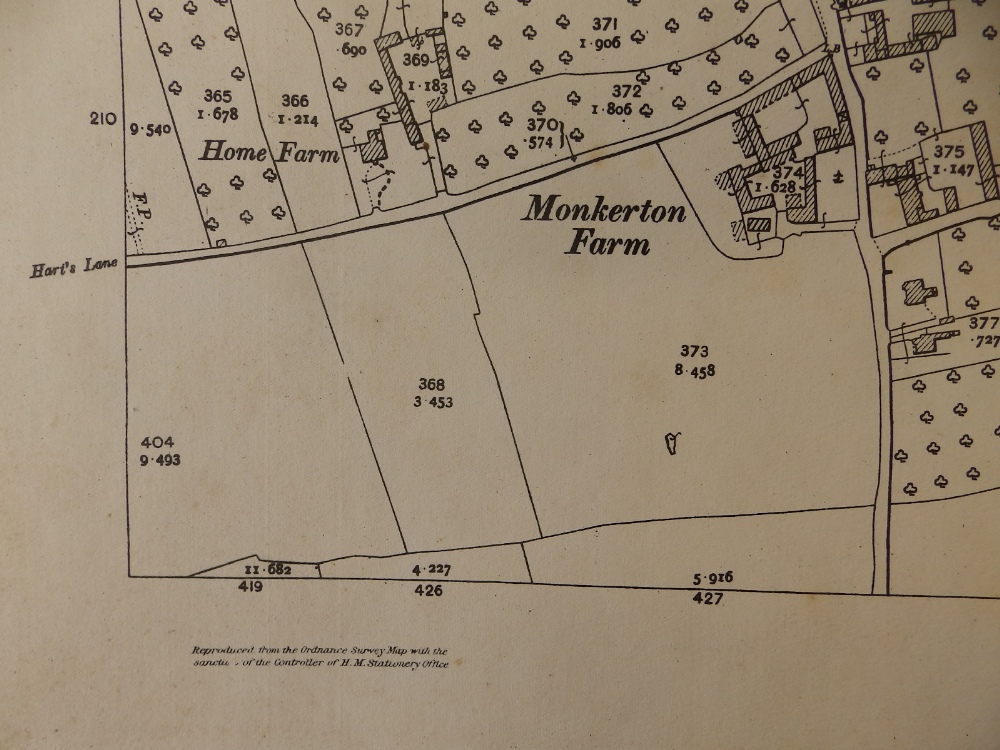 14 Exeter area black & white photo-litho maps by Cook, Hammond & Kell from O.S. for local - Image 3 of 3