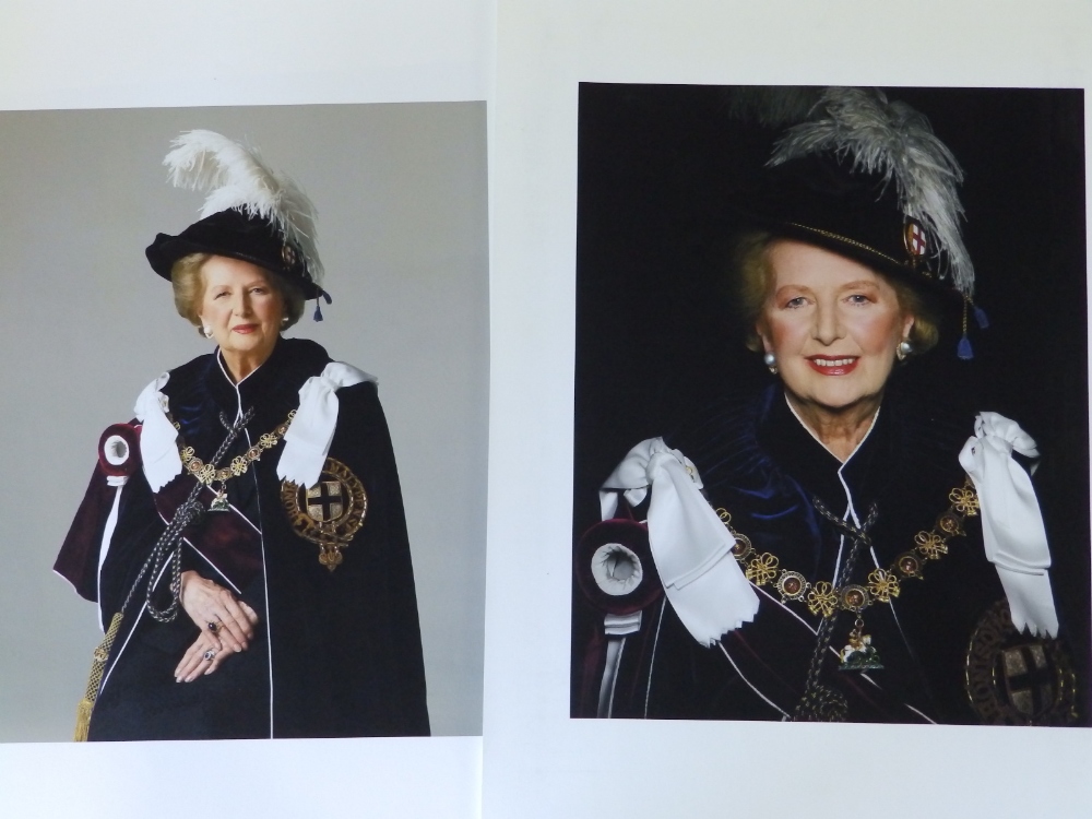 Margaret Thatcher; two Lichfield Studios portfolios containing seven Thatcher portraits, image - Image 6 of 9