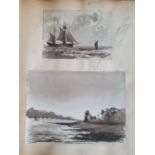 An album of watercolours - mainly Teignmouth subjects.