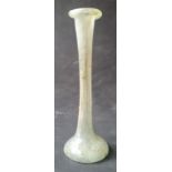 A Roman glass bottle in good condition, 4.8" high.