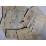 Six William III/Queen Anne period indentures of Newton Abbot and Chudleigh interest, making