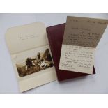 John Oxenham (W.A. Dunkerley) - 'The Hidden Years' together with handwritten letter from the author,