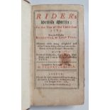 Rider's British Merlin for the year 1785, compiled by Cardanus Rider, 5.75" high.
