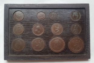 A medallic display.