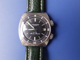 A boxed gent's stainless steel Jaeger LeCoultre Deep Sea Master Mariner Automatic wrist watch, Model