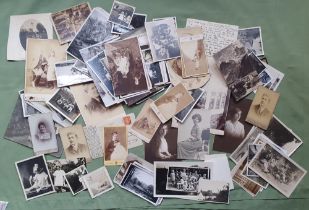 A large quantity of photographs and cartes de visites.