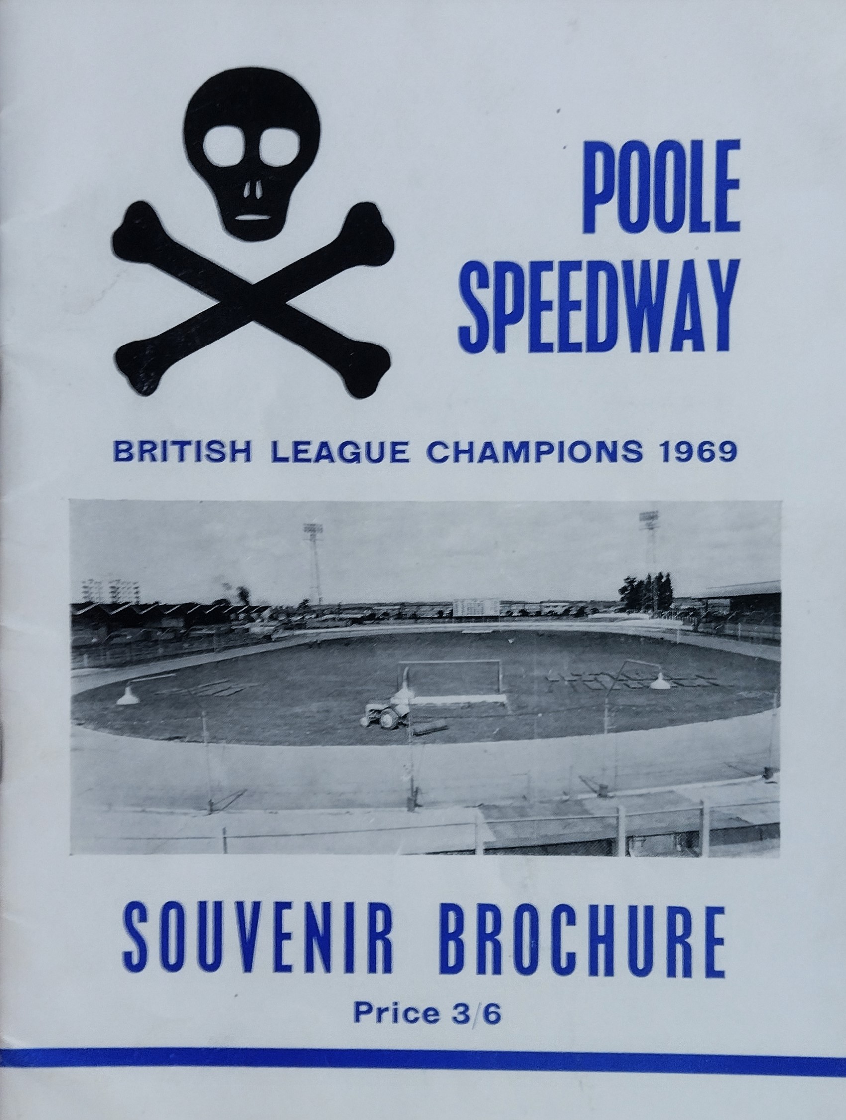 SPEEDWAY - POOLE 1969 BRITISH LEAGUE CHAMPIONS BROCHURE