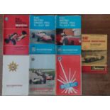 MOTOR RACING - VINTAGE SILVERSTONE PROGRAMMES X 7