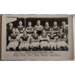 1948/49 WEST HAM UNITED TEAM GROUP ALBERT WILKES PHOTOGRAPH