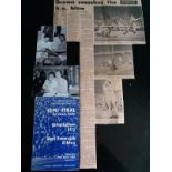 1968 WEST BROMWICH ALBION V BIRMINGHAM CITY FA CUP S/F MEMORABILIA