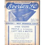 1937-38 EVERTON V WEST BROMWICH ALBION