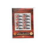 MANCHESTER UNITED LIMITED EDITION STAMP SET