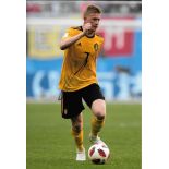 BELGIUM - KEVIN DE BRUYNE AUTOGRAPHED PHOTO