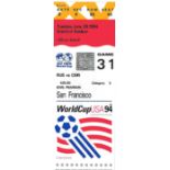 1994 WORLD CUP RUSSIA V CAMEROON TICKET