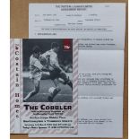 1989/90 NORTHAMPTON V TRANMERE REFEREE'S ASSESSMENT