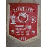 VINTAGE OLYMPIACOS F.C. PENNANT