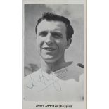 JIMMY ARMFIELD AUTOGRAPHED DAILY MAIL COLLECTORS PHOTO CARD