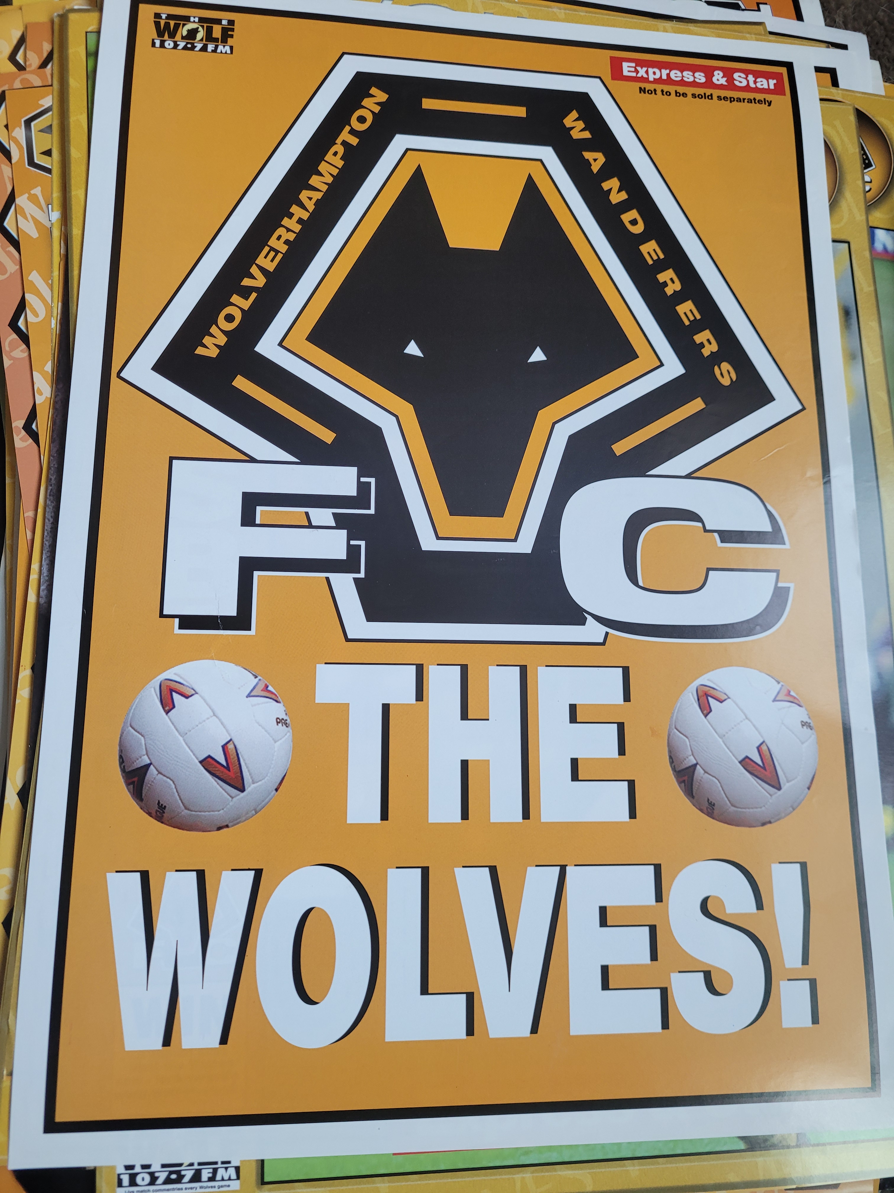 WOLVERHAMPTON WANDERERS COLLECTION OF POSTERS X 400+ - Image 27 of 35