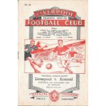 1953-54 LIVERPOOL V ARSENAL