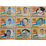 BASEBALL - 1960 TOPPS ROOKIE TRADE CARDS X 15