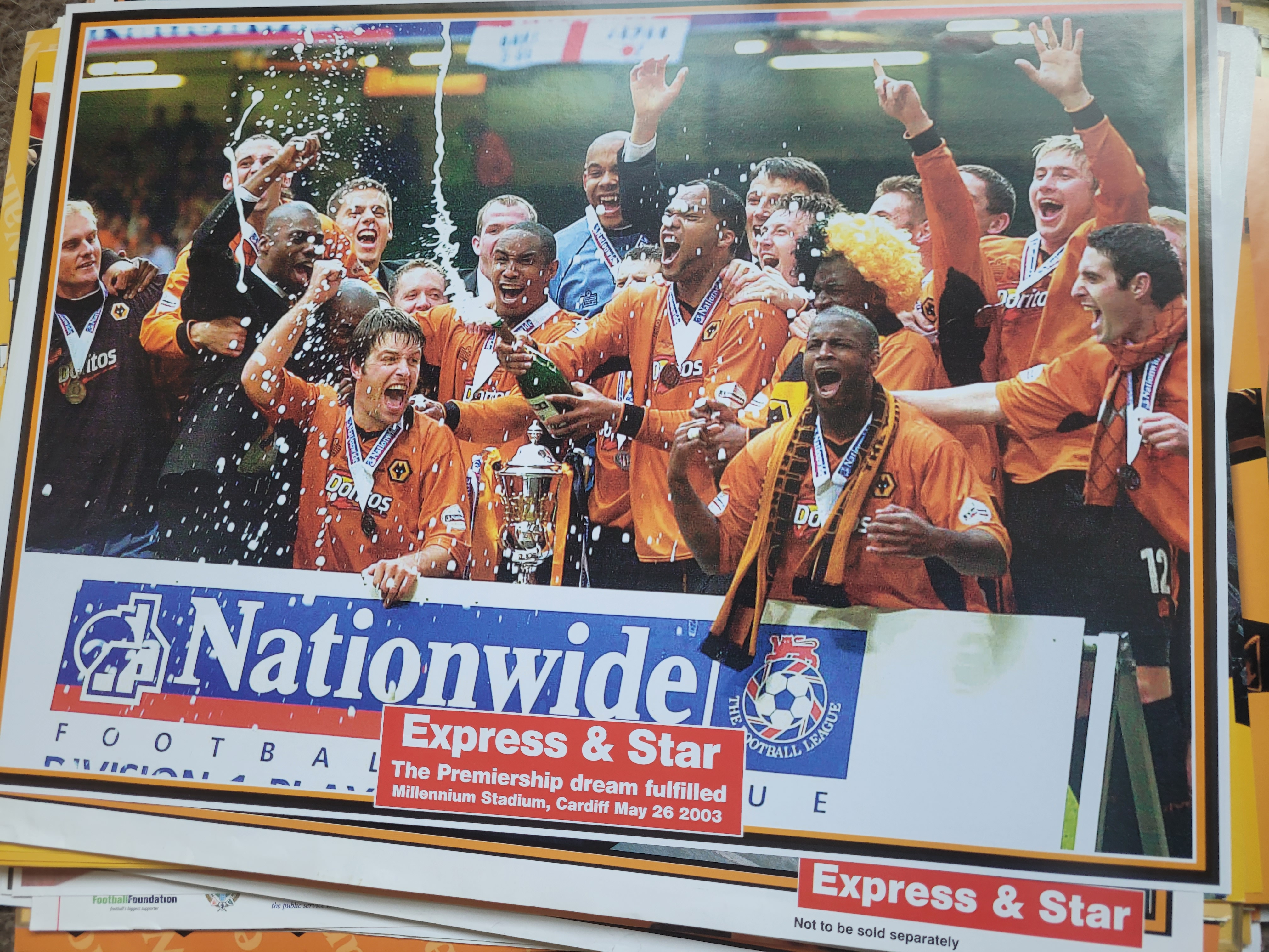 WOLVERHAMPTON WANDERERS COLLECTION OF POSTERS X 400+ - Image 3 of 35