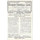 1945-46 FULHAM V CHARLTON ATHLETIC FA CUP