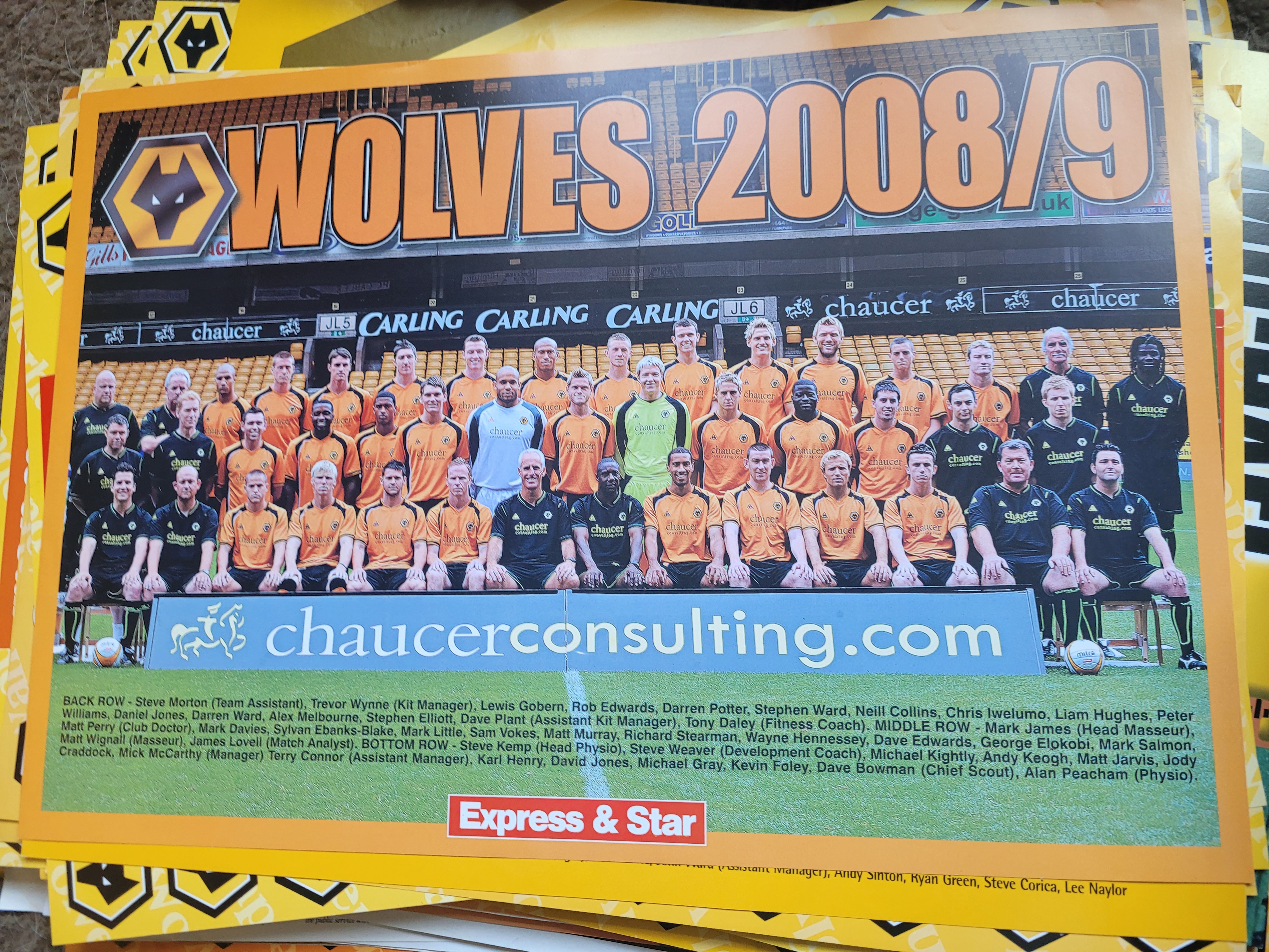 WOLVERHAMPTON WANDERERS COLLECTION OF POSTERS X 400+ - Image 8 of 35