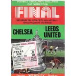 1970 FA CUP FINAL CHELSEA V LEEDS UNITED PROGRAMME & TICKET