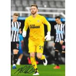 NEWCASTLE UNITED - MARK GILLESPIE AUTOGRAPHED PHOTO