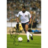 ENGLAND - JOHN BARNES AUTOGRAPHED PHOTO