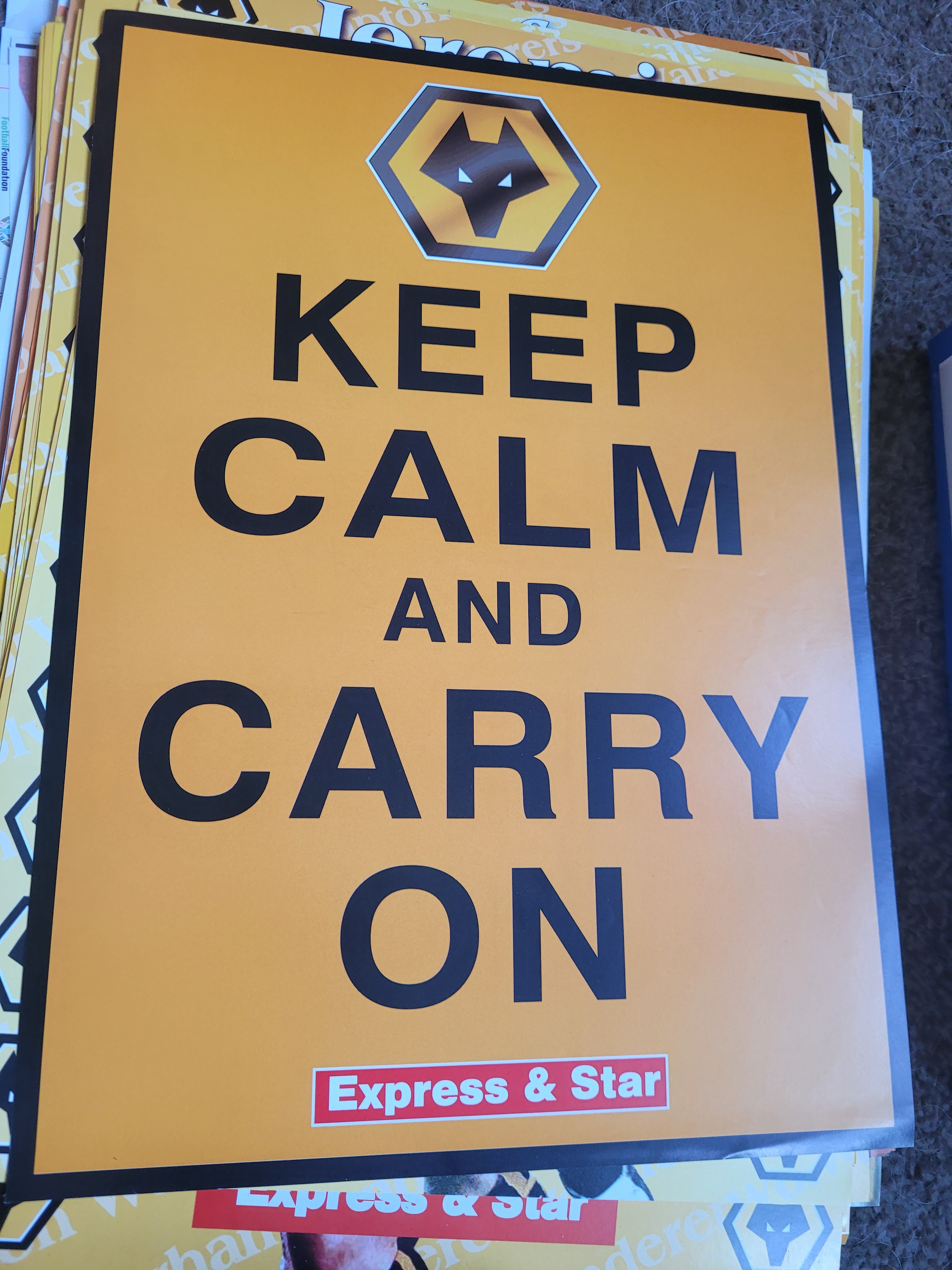 WOLVERHAMPTON WANDERERS COLLECTION OF POSTERS X 400+ - Image 5 of 35