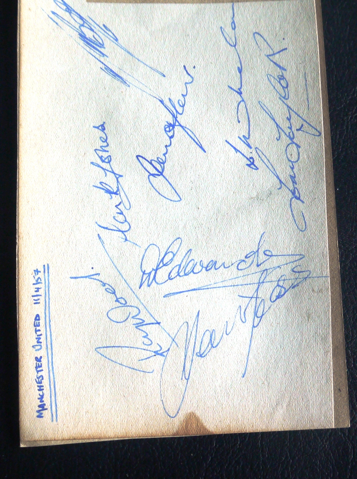 MANCHESTER UNITED BUSBY BABES AUTOGRAPHS INCLUDING DUNCAN EDWARDS - Image 2 of 2