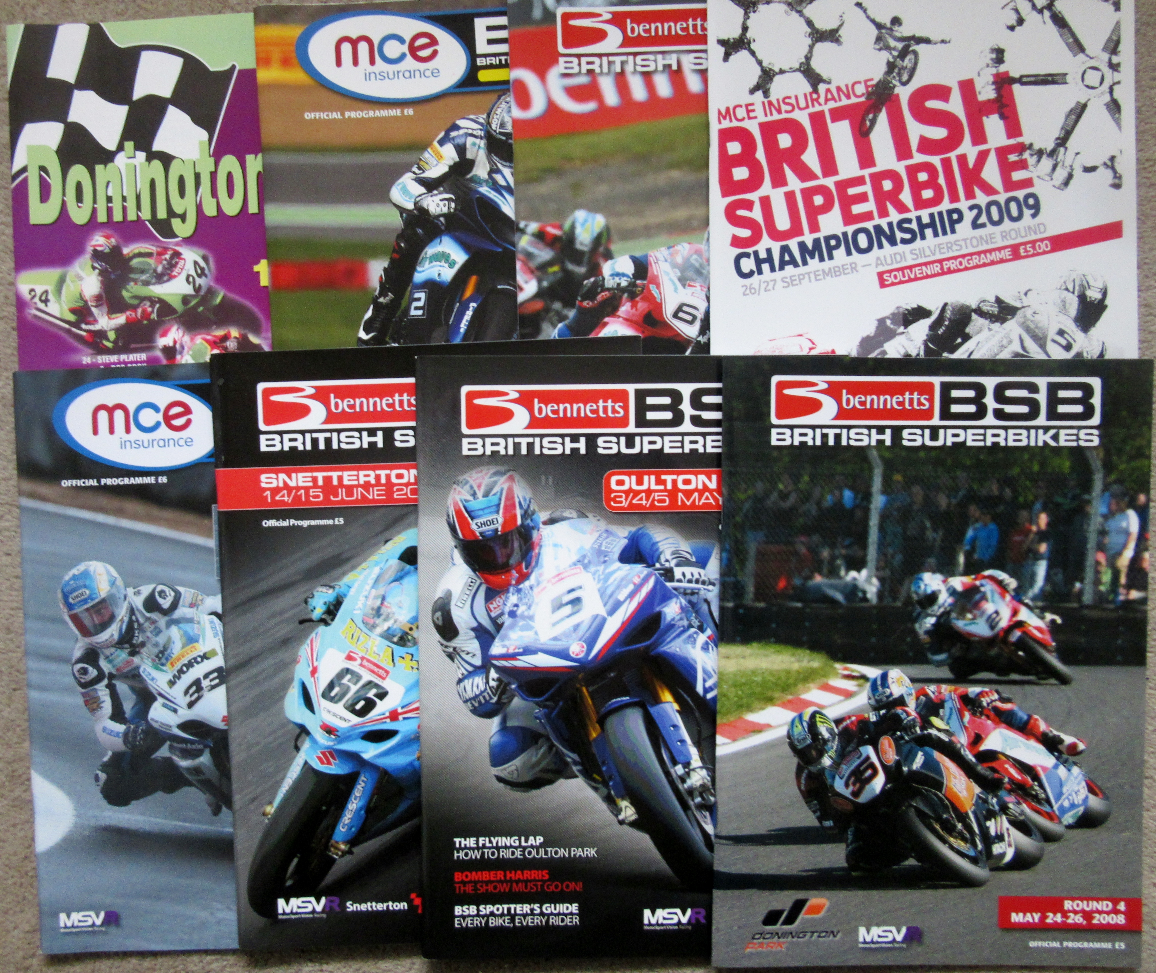 MOTORCYCLE RACING PROGRAMMES & POSTCARDS - Image 2 of 3