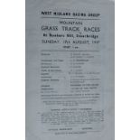SPEEDWAY - 1947 MOUNTAIN GRASS TRACK @ BUNKERS HILL, STOURBRIDGE, WEST MIDLANDS
