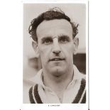 CRICKET - ORIGINAL 1950'S POSTCARD OF B. CONSTABLE SURREY