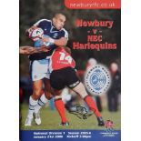 RUGBY UNION - 2006 NEWBURY V NEC HARLEQUINS AUTOGRAPHED PROGRAMME