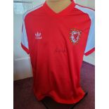 WALES REPLICA SHIRT SIGNED BY IAN RUSH - BNWT