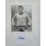 PELE LIMITED EDITION MOUNTED PHOTOGRAPH