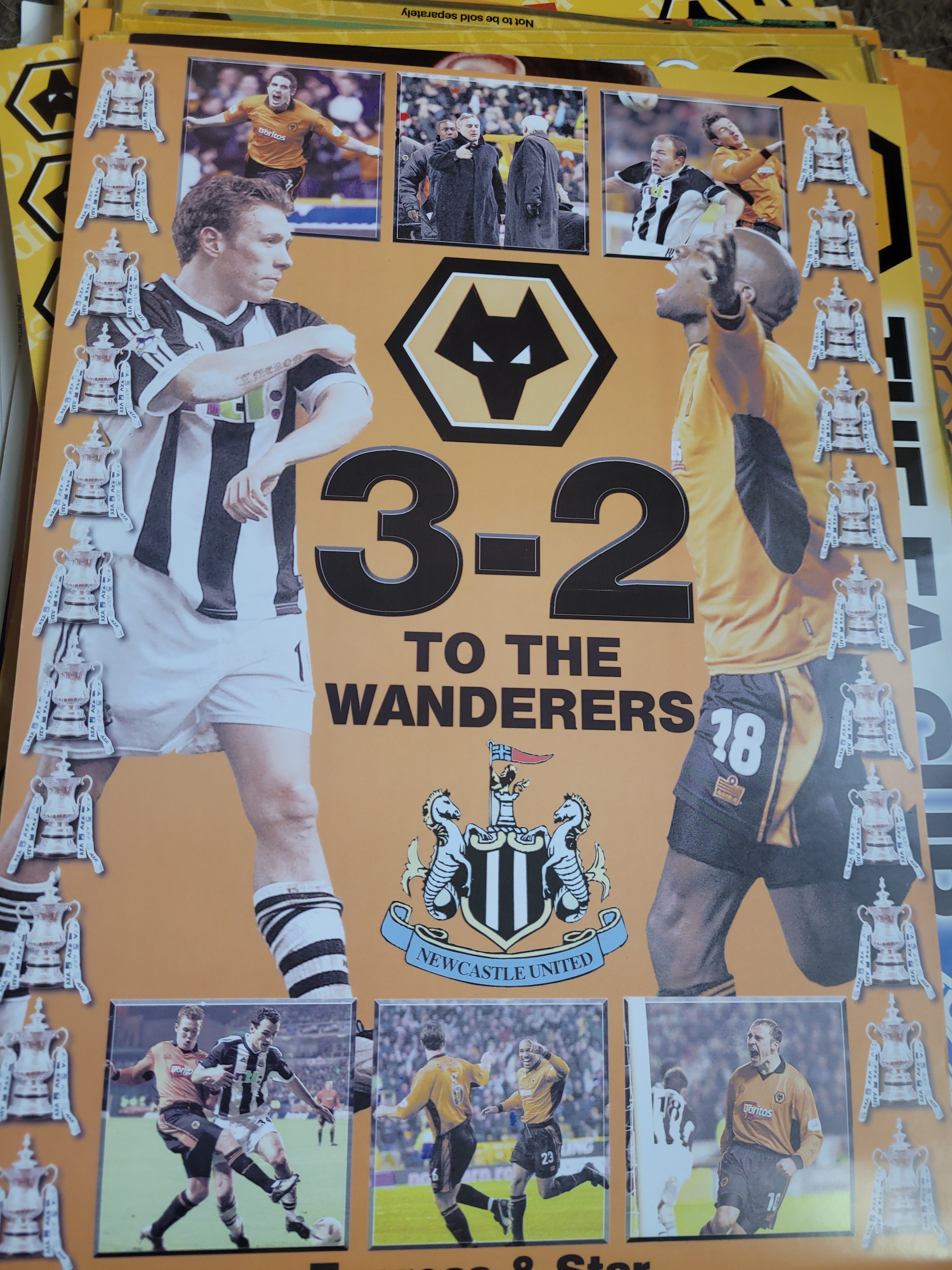 WOLVERHAMPTON WANDERERS COLLECTION OF POSTERS X 400+ - Image 14 of 35