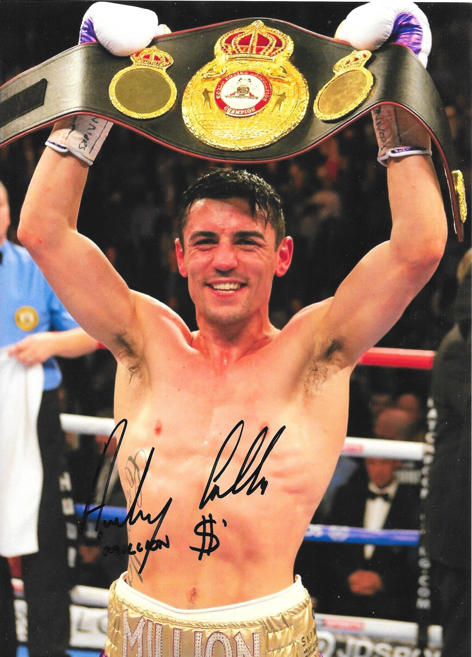 BOXING - ANTHONY CROLLA AUTOGRAPHED PHOTO